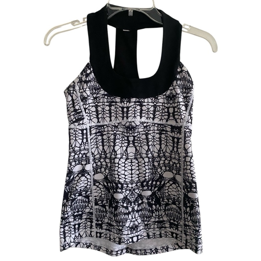 Lululemon Black and White Top
